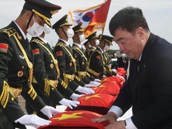 Korsel Pulangkan 88 Jasad Tentara China Gugur dalam Perang Korea