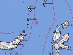 Gempa M 4,8 Guncang Sitaro Sulut, Berpusat di Laut