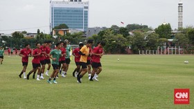 FOTO: Persiapan Terakhir Indonesia demi Menang Besar Atas Hong Kong