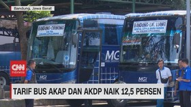 VIDEO: Tarif Bus AKAP Dan AKDP Naik 12,5 Persen