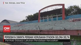 VIDEO: Persebaya Diminta Perbaiki Kerusakan Stadion Gelora Delta