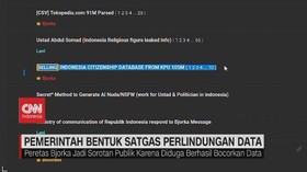 VIDEO: Pemerintah Bentuk Satgas Perlindungan Data