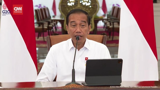 Jokowi mengakui semua negara sedang kesulitan karena masalah muncul bertubi-tubi, dari pandemi hingga krisis energi.