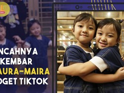 Si Kembar Naura dan Maira, Kecil-kecil Jago Joget Tiktok