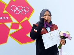 Akhirnya, Medali Olimpiade London 2012 Terkalung di Leher Citra Febrianti