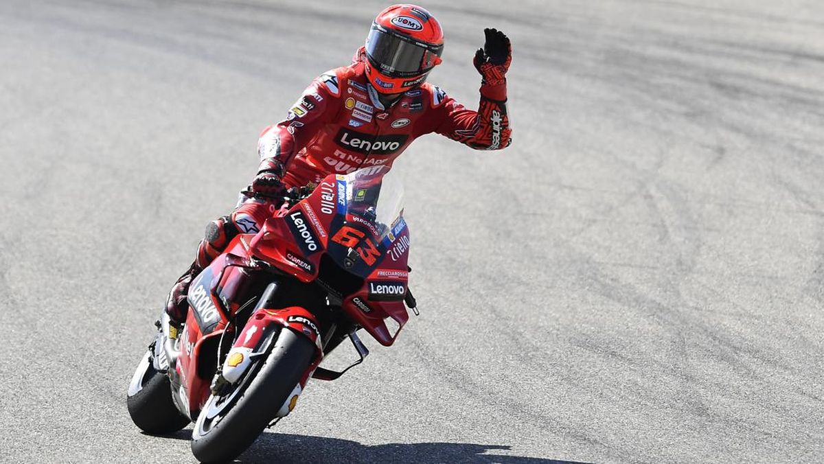 Bagnaia Berharap Magis MotoGP Aragon, Ngebet Ngalahin Marquez