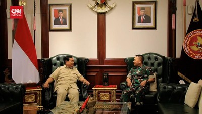 VIDEO: Momen KSAD Dudung Temui Prabowo Bahas Pertahanan Negara