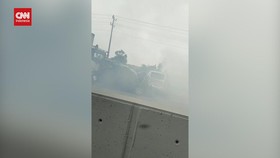 VIDEO: Detik-Detik Kecelakaan Beruntun di Tol Pejagan, Banyak Asap