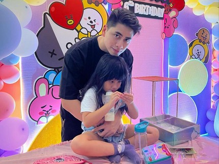 5 Potret Ultah Ke-6 Vania Athabina Anak Venna Melinda Bertema BT21 Karakter BTS