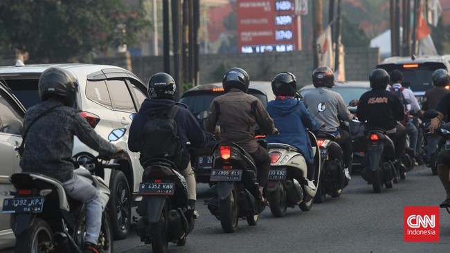 FOTO: Macet Horor Tiap Pagi di Jatiasih Bekasi