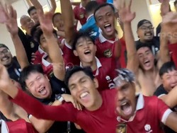Momen Erick Thohir Bakar Semangat Penggawa Timnas Indonesia U-23