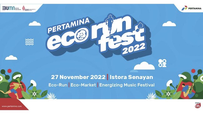 pendaftaran kegiatan lari Pertamina Eco-Run 2022 telah resmi dibuka, Runners dapat melakukan pendaftaran melalui website www.pertaminaecorunfest.com.