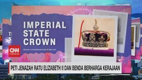 VIDEO: Peti Jenazah Ratu Elizabeth II dan Benda Berharga Kerajaan