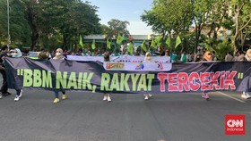 Demo Kenaikan BBM Ricuh, Mahasiswa UPN Sandera Anak Buah Khofifah