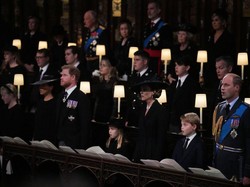 6 Momen Pangeran George & Putri Charlotte di Pemakaman Ratu Elizabeth II