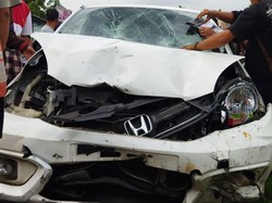Penampakan Mobil-Sejumlah Motor yang Terlibat Tabrak Lari di Bantul