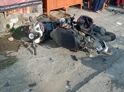 Detik-detik Ngeri Mobil Tabrak 10 Motor di Kasihan Bantul
