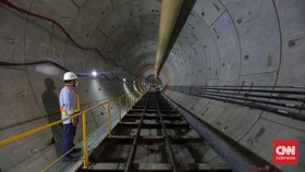 FOTO: Mengintip Progres Proyek MRT Jakarta Rute Thamrin-Monas