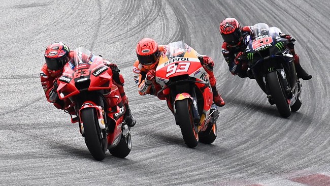Berikut jadwal MotoGP Austria 2023 di Sirkuit Red Bull Ring dengan siaran langsung di Trans7.