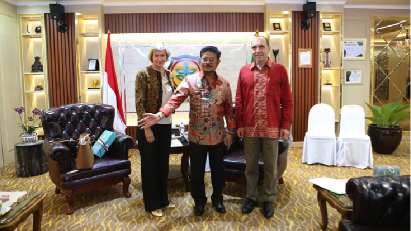 Kementerian Pertanian dan Bank Dunia bersinergi dalam melakukan pembangunan pertanian yang berketahanan iklim dan rendah emisi karbon.