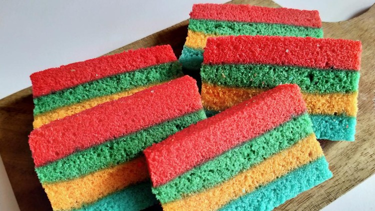 bolu kukus loyang warna-warni bolu kukus loyang warna-warni