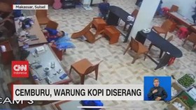 VIDEO: Cemburu, Warung Kopi Diserang