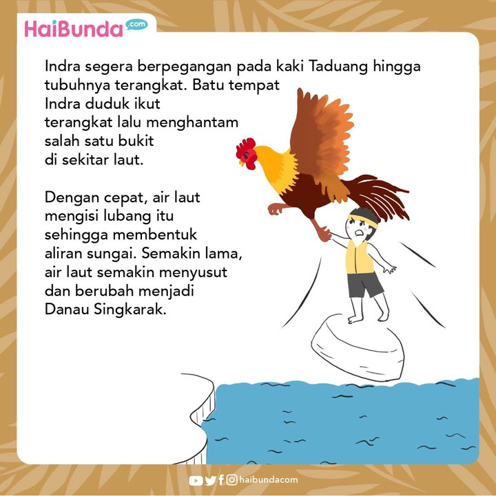 Dongeng Cerita Nusantara Legenda Asal Mula Danau Singkarak