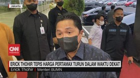 VIDEO: Erick Thohir Tepis Pertamax Turun Dalam Waktu Dekat