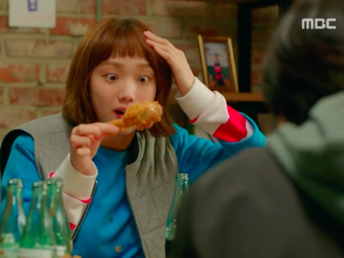 Ilustrasi ayam goreng Korea