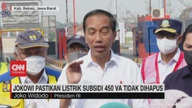 VIDEO: Jokowi Pastikan Listrik Subsidi 450 VA Tidak DIhapus