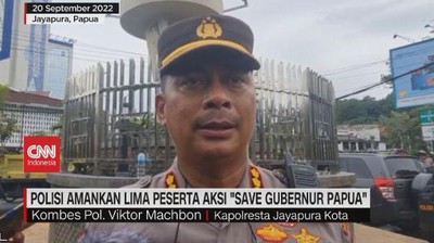 img-title VIDEO: Polisi Amankan Lima Peserta Aksi