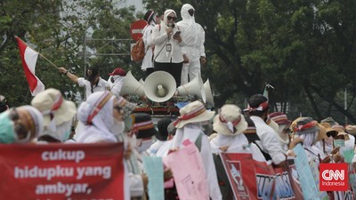 Demo Nakes Honorer Berakhir Usai Perwakilan Temui KSP di Istana