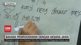 VIDEO: Bahasa Pemrograman Aksara Jawa Lebih Aman Buat Keamanan Digital