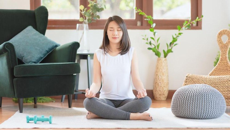 Ilustrasi Wanita Yoga Ilustrasi Wanita Yoga