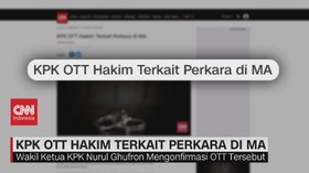 VIDEO: KPK OTT Hakim Terkait Perkara di MA