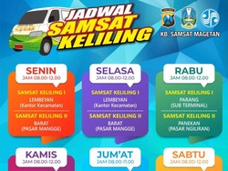 Simak Cah! Jadwal Samsat Keliling Magetan 23 September 2022