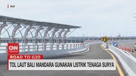 VIDEO: Tol Laut Bali Mandara Gunakan Listrik Tenaga Surya
