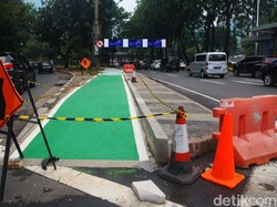 DKI Tak Anggarkan Pembangunan Jalur Sepeda Tahun 2023