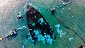 FOTO: Bangkai Kapal Dagang Kuno Ditemukan di Laut Israel