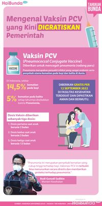 Mengenal Vaksin PCV Yang Kini Digratiskan Pemerintah