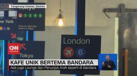 VIDEO: Kafe Unik Bertema Bandara dan Jalanan Jepang