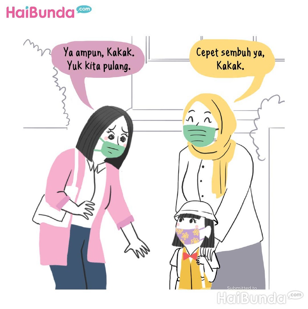 Komik Bunda: Sakit Perut yang Absurd