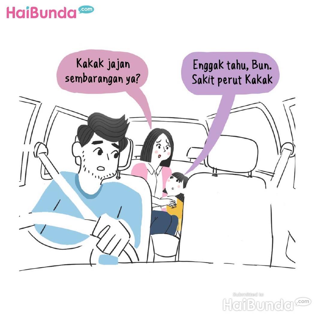 Komik Bunda: Sakit Perut yang Absurd
