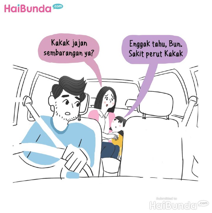 Komik Bunda: Sakit Perut yang Absurd