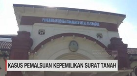 VIDEO: Kasus Pemalsuan Kepemilikan Surat Tanah