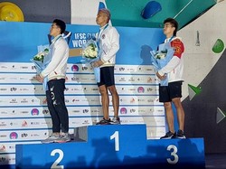 Aspar Raih Juara Dunia Panjat Tebing 2022 di Jakarta