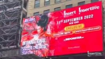 Bangga! Insert & InsertLive Mejeng di Billboard Times Square New York