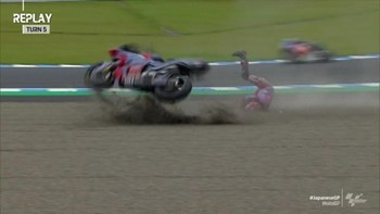 VIDEO: Bastianini Kecelakaan Saat FP1 MotoGP Jepang 2022