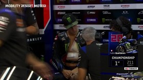 VIDEO: Quartararo Ngebut dengan Badan Dibalut di FP1 MotoGP Jepang
