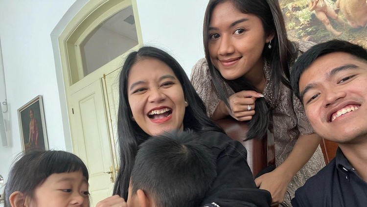 kahiyang, kaesang, dan erina gudono